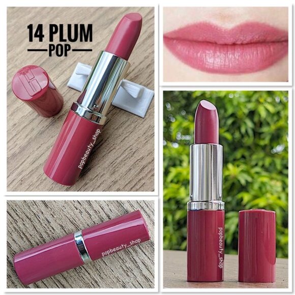 Clinique Pop Lip Colour + Primer Rouge Intense + Base 14 plum pop - Picture 4 of 7
